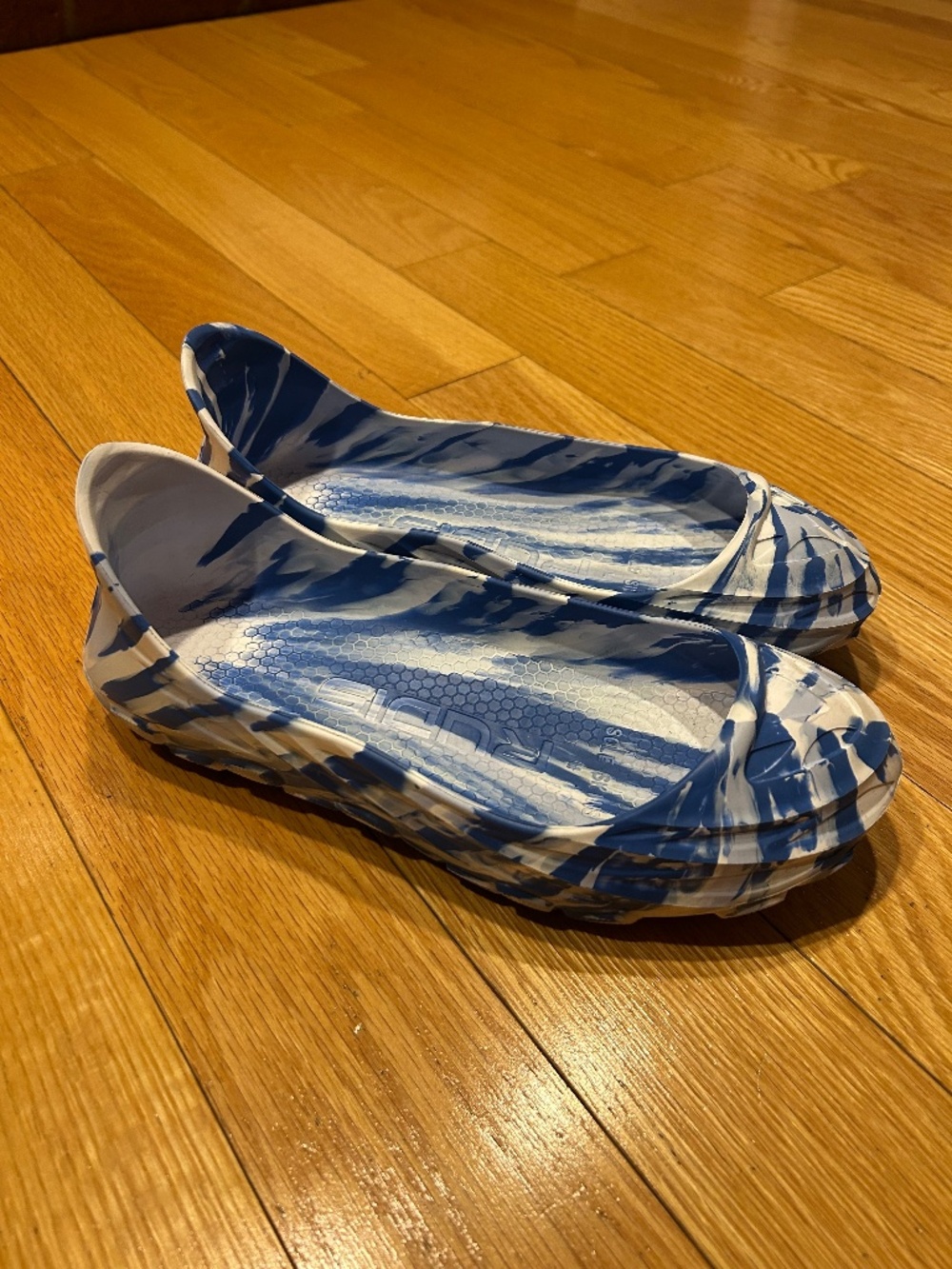 RUDIS wrestling shoe covers size medium blue white camo